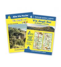 Mountainbike-Touren - Mountainbikekarten Alta Via Pocket Map & Guide Via degli Dei 1:25.000 L'Escursionista