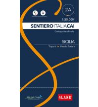 Weitwandern 4Land-Karte SICAI 2a Sicilia/Sizilien 1:50.000 4Land