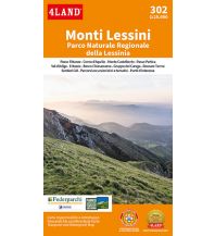 Hiking Maps Italy 4Land Wanderkarte 302, Monti Lessini 1:25.000 4Land