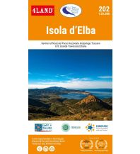 Hiking Maps Italy 4Land-Wander- & Radkarte 202, Isola d'Elba 1:25.000 4Land