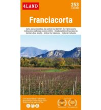 Hiking Maps Italy 4Land Wanderkarte 253, Franciacorta 1:25.000 4Land