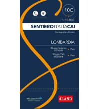 Weitwandern 4Land-Karte SICAI 10c Lombardia/Lombardei 1:50.000 4Land