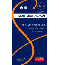 Weitwandern 4Land-Karte 12b Friuli-Venezia Giulia 1:50.000 4Land