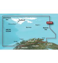 Nautical Charts BlueChart g3 HXEU054R - Vestfjd-Svalbard-Varanger / Spitzbergen Garmin