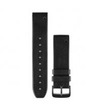 Sports & Fitness Garmin QuickFit Armband 22mm Leder Schwarz mit Teilen in Schwarz
 Garmin