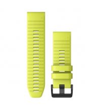 Sport und Fitness Garmin QuickFit Armband 26mm Silikon Leuchtgelb mit Teilen in Schwarz Garmin