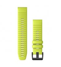 Sport und Fitness Garmin QuickFit Armband 22mm Silikon Leuchtgelb mit Teilen in Schwarz Garmin