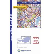 Flugkarten ICAO Karte Österreich / Austria 1:500.000 (Ausgabe 2022) DFS Deutsche Flugsicherung