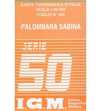 Hiking Maps Apennines IGM Serie 50 - 366, Palombara Sabina 1:50.000 Istituto Geografico Militare