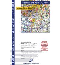 Aviation Charts ICAO-Karte Frankfurt 1:500.000 (Ausgabe 2023) DFS Deutsche Flugsicherung