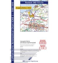 Aviation Charts ICAO-Karte Rostock 1:500.000 (Ausgabe 2022) DFS Deutsche Flugsicherung