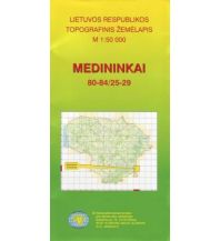 Hiking Maps Europe Medininkai 1:50.000 Jana Seta
