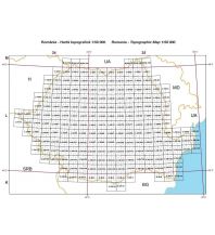 Wanderkarten Rumänien CNC Harta topografică L-35-61-A, Cetatea de Baltă 1:50.000 CNC