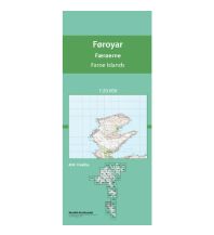 Hiking Maps Denmark - Greenland Topografiskt kort Føroyar/Färöer 404, Hvalba 1:20.000 Kort & Matrikelstyrelsen