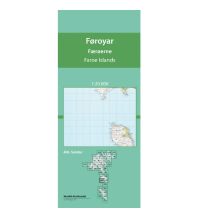 Hiking Maps Denmark - Greenland Topografiskt kort Føroyar/Färöer 406, Sandur 1:20.000 Kort & Matrikelstyrelsen