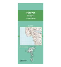 Hiking Maps Denmark - Greenland Topografiskt kort Føroyar/Färöer 409, Nordradalur 1:20.000 Kort & Matrikelstyrelsen