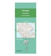 Hiking Maps Denmark - Greenland Topografiskt kort Føroyar/Färöer 410, Kollafjørdur 1:20.000 Kort & Matrikelstyrelsen