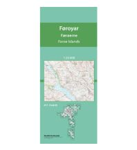 Hiking Maps Denmark - Greenland Topografiskt kort Føroyar/Färöer 411, Hvalvik 1:20.000 Kort & Matrikelstyrelsen