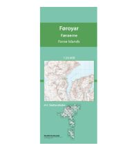 Hiking Maps Denmark - Greenland Topografiskt kort Føroyar/Färöer 412, Slættaratindur 1:20.000 Kort & Matrikelstyrelsen