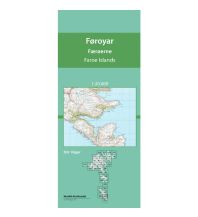 Hiking Maps Denmark - Greenland Topografiskt kort Føroyar/Färöer 502, Vágur 1:20.000 Kort & Matrikelstyrelsen