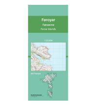 Hiking Maps Denmark - Greenland Topografiskt kort Føroyar/Färöer 503, Tvøroyri 1:20.000 Kort & Matrikelstyrelsen