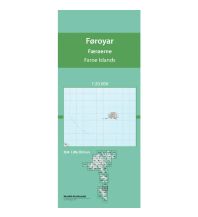 Wanderkarten Dänemark - Grönland Topografiskt kort Føroyar/Färöer 504, Lítla Dímun 1:20.000 Kort & Matrikelstyrelsen