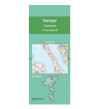 Hiking Maps Denmark - Greenland Topografiskt kort Føroyar/Färöer 512, Djúpini 1:20.000 Kort & Matrikelstyrelsen