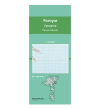 Hiking Maps Denmark - Greenland Topografiskt kort Føroyar/Färöer 610, Mjóvanes 1:20.000 Kort & Matrikelstyrelsen