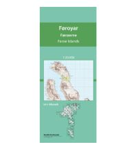 Wanderkarten Dänemark - Grönland Topografiskt kort Føroyar/Färöer 613, Vidareidi 1:20.000 Kort & Matrikelstyrelsen