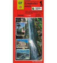 Hiking Maps Croatia Smand 07 Kroatien - Zumberacko Gorje 1:25.000 Smand