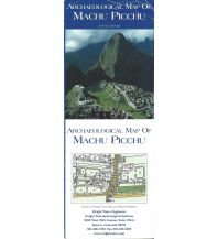 City Maps Wright Water Engineers Peru - 65-17779 - Archaeological Map of Machu Picchu 1:1.000 Omni Resources