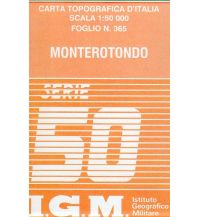 Wanderkarten Apennin IGM Serie 50 - 365, Monterotondo 1:50.000 Istituto Geografico Militare