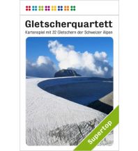 Kinderbücher und Spiele Alpinquartett Kartenspiele der Schweizer Alpen - Gletscherquartett Alpinquartett