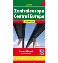 Europa Wandkarte: Zentraleuropa 1:2.000.000 Freytag-Berndt u. Artaria KG Planokarten