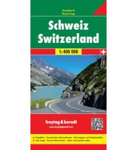 Europe Wandkarte: Schweiz 1:400.000 Freytag-Berndt u. Artaria KG Planokarten