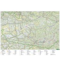 f&b Road Maps Wandkarte-Metallbestäbt: Kärnten 1:200.000 Freytag-Berndt u. Artaria KG Planokarten