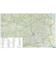 f&b Posters and Wall Maps Wandkarte-Metallbestäbt : Steiermark 1:200.000 Freytag-Berndt u. Artaria KG Planokarten