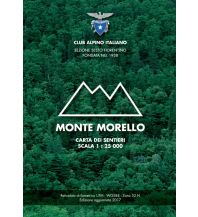 Hiking Maps Apennines CAI-Wanderkarte Monte Morello 1:25.000 Club Alpino Italiano - B.E.L.C.A. Firenze