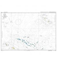 Seekarten British Admiralty Seekarte 4654 - Tahiti to Iles Marquises 1:1.500.000 The UK Hydrographic Office