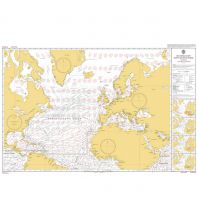 Seekarten Nordatlantik British Admiralty Charts 5124(08) - North Atlantic Ocean Routeing Chart - August The UK Hydrographic Office