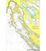 Nautical Charts Croatia and Adriatic Sea Kroatische Seekarte 152 - Rijeka - O. Murter 1:200.000 Hrvatski Hidrografski Institut