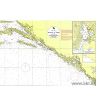 Nautical Charts Croatia and Adriatic Sea Kroatische Seekarte 154 - Ploce - Bar 1:200.000 Hrvatski Hidrografski Institut
