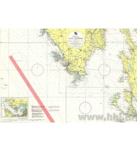 Seekarten Kroatien und Adria Kroatische Seekarte 100-16 - Pula - Kvarner 1:100.000 Hrvatski Hidrografski Institut