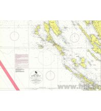 Nautical Charts Croatia and Adriatic Sea Kroatische Seekarte 100-17 - Lošinj - Molat 1:100.000 (Übungskarte für Österr. Seefahrtsprüfung) Hrvatski Hidrografski Institut