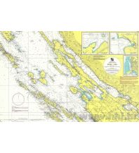Nautical Charts Croatia and Adriatic Sea Kroatische Seekarte 100-19 - Silba - Pag 1:100.000 Hrvatski Hidrografski Institut