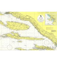 Seekarten Kroatien und Adria Kroatische Seekarte 100-26 - Brač - Hvar 1:100.000 Hrvatski Hidrografski Institut