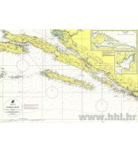 Seekarten Kroatien und Adria Kroatische Seekarte 100-27 - Pelješac, Mljet 1:100.000 Hrvatski Hidrografski Institut