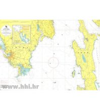 Seekarten Kroatien und Adria Kroatische Seekarte 50-3 - Pula - Cres 1:55.000 Hrvatski Hidrografski Institut