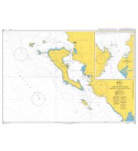 Nautical Charts British Admiralty Seekarte 205 - Approaches to Nisos Kerkyra Nisoi Paxoi - 1:150.000 The UK Hydrographic Office