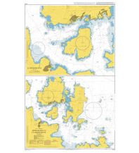 Nautical Charts Italy British Admiralty Seekarte 1212 - Approaches to La Maddalena Sardinien 1:25.000 The UK Hydrographic Office